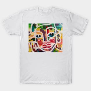 Lady in Paint T-Shirt